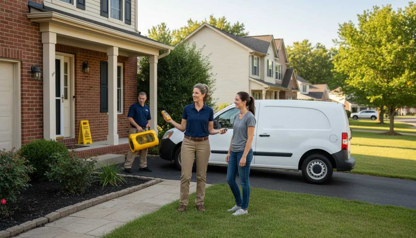 Water restoration image for Home Water Damage Repair in Keota, IA